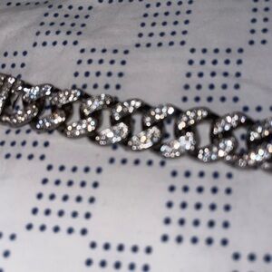 Fake diamond bracelet